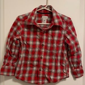 2T Carter’s long sleeve button shirt.